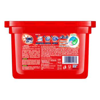 奥妙（OMO）洗衣凝珠 清新桉树231G抑菌去渍+洗衣凝珠4颗