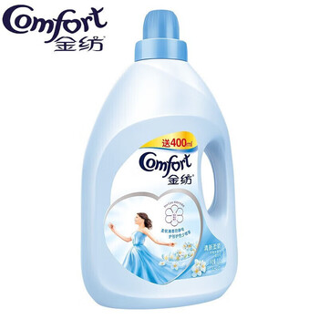 金纺柔顺剂 清新柔顺(3KG+400G)*3瓶 柔软舒适 护形护色