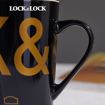 乐扣乐扣（LOCK&LOCK）马克杯家用牛奶杯早餐杯情侣杯子麦片杯水杯男女咖啡杯子YSH10010