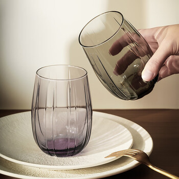 帕莎帕琦（Pasabahce）进口玻璃杯无铅水杯饮料啤酒杯380毫升1只420405灰色