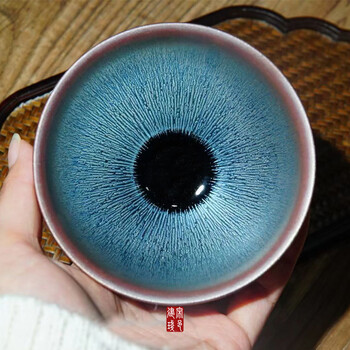 中国美術 五目茶碗 建盏 兔毫 建盏黄文勇，兔毫盏- 隐庐器