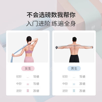 Keep健身弹力带开肩美背瑜伽舞蹈拉伸训练带 灰色/25磅 Keep健身弹力带开肩美背瑜伽舞蹈拉伸训练带 灰色/25磅