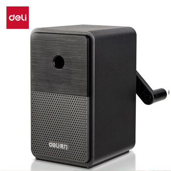 得力(deli)学生削笔机器5档笔尖粗细可调节自动进笔手摇铅笔卷笔转笔刀削笔刀学生文具生日考试开学礼物 黑 得力(deli)学生削笔机器5档笔尖粗细可调节自动进笔手摇铅笔卷笔转笔刀削笔刀学生文具生日考试开学礼物 黑