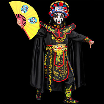 小郎人川剧变脸服装自动变脸服装全套电动遥控变脸服装自动空手变脸