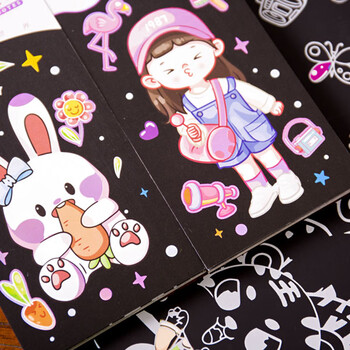 誉禾儿童闪闪刮画便签炫彩刮刮纸创意书签填色本diy手工玩具涂色本儿童节国庆生日礼物20张 6191同学绘 誉禾儿童闪闪刮画便签炫彩刮刮纸创意书签填色本diy手工玩具涂色本儿童节国庆生日礼物20张 6191同学绘