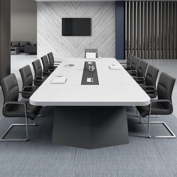 圣玛世家办公家具大型会议桌长桌简约现代会议室桌椅条形办公桌开会培训桌