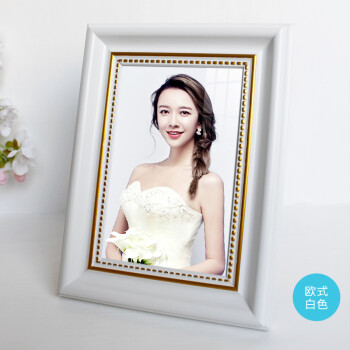 欧式白 7寸 挂摆两用 洗照片