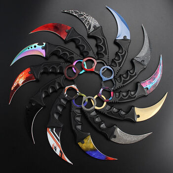 cs go游戏周边csgo爪子刀实物模型金属玩具实体鹰爪 刀鞘 配刀鞘 绳子