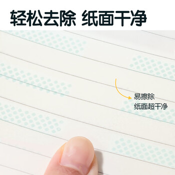 得力修正带点状双面胶 双面点点胶新型固体胶 开学文具学生创意手工双面胶带 可擦除三支装TG10