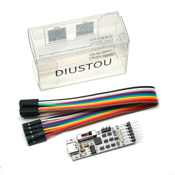 丢石头 USB转TTL串口模块 5V/3.3V/2.5V/1.8V UART电平 串口板 刷机板 CP2102 Type-C接口