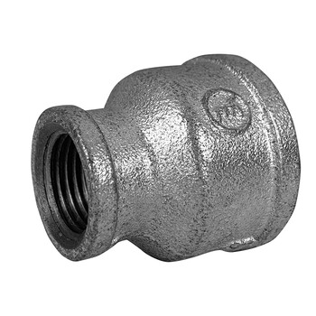 镀锌内丝异径直通变径大小头镀锌变径直接管箍玛钢管件内牙变径管古