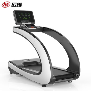 《分期免息》JW高端商用级家用跑步机 静音减震非折叠触屏多功能版走步跑步 贵族豪华系列JW001 LED18.5吋经典银