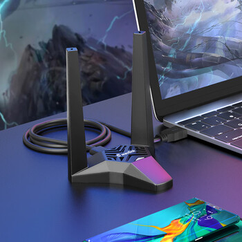 睿因(Wavlink)WL-WN692A3 1300M USB无线网卡台式机电脑千兆5G双频WIFI接收器外置无线网络接收发射器 睿因(Wavlink)WL-WN692A3 1300M USB无线网卡台式机电脑千兆5G双频WIFI接收器外置无线网络接收发射器