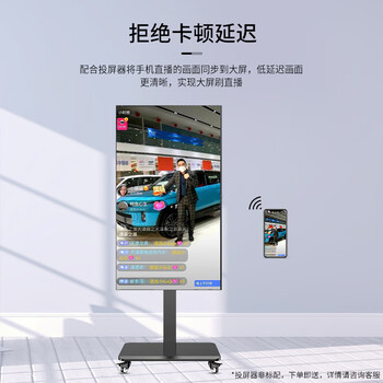 三星（SAMSUNG）43英寸 4K高清抖音直播大屏竖屏4K高清有线投屏旋转手机拓展大屏办门店电视公会议平板电视标准版 