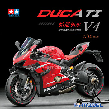 tamiya恒辉现货 田宫 14140 1/12 杜卡迪 帕尼加尔v4 摩托车 拼装车模