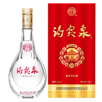 趵突泉白酒50度兼香 山东特产 50度兼香单瓶装