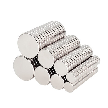 欧利文超强力磁铁贴片钕磁铁大小吸铁石吸盘硼磁钢磁铁块磁性玩具学生DIY 圆形8*3mm 20个装	