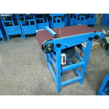 赤红五金砂带机工业级金属木工平面台立式大型落地式砂光磨光平侧可装