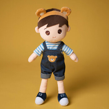 布娃娃女孩玩具男孩毛绒公仔儿童可爱洋娃娃玩偶安抚睡觉抱枕小熊熊