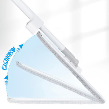 妙洁平板拖把34cm杆长145共2布 家用除尘拖污 免手洗懒拖把 妙洁平板拖把34cm杆长145共2布 家用除尘拖污 免手洗懒拖把