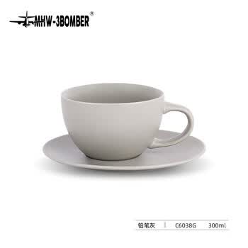 MHW-3BOMBER轰炸机[礼物]咖啡杯火星陶瓷杯拿铁拉花杯浓缩高级感新婚礼物
