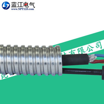 蓝江 304不锈钢金属软管与包塑不锈钢金属软管被覆PVC黑色金属护线管金属穿线管按米出售 JSH-6-SS