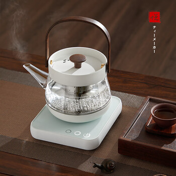 墨珵智蔚家用电热水壶普尔煮茶壶办公室黑茶静音小型煮茶器玻璃养生壶