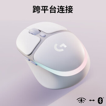 罗技（Logitech）无线鼠标 蓝牙双模鼠标跨平台连接笔记本台式电脑轻量化设计持久续航中小手 G705 随机