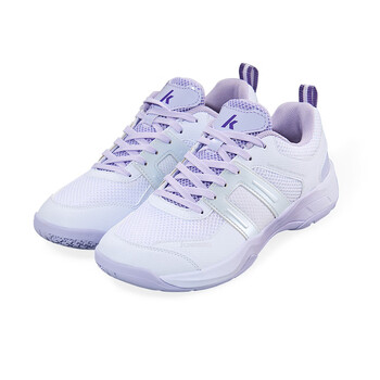川崎（KAWASAKI）羽毛球鞋男女款减震耐磨透气运动鞋泡芙K-073d Plus浅紫色 44