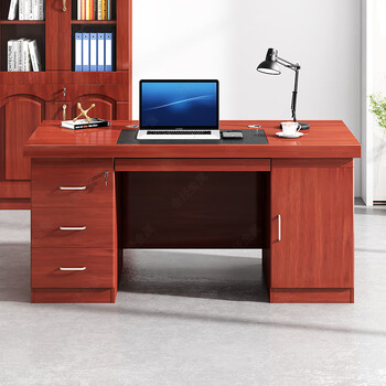 金经金属职员桌员工办公桌油漆贴皮电脑桌老板桌经理桌1.6米