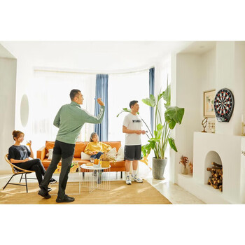 迪卡侬飞镖盘飞镖儿童玩具室内飞镖靶电子套装软镖礼物家庭黑色-4329937 迪卡侬飞镖盘飞镖儿童玩具室内飞镖靶电子套装软镖礼物家庭黑色-4329937