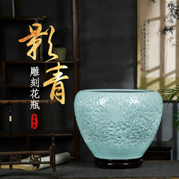 景德镇青瓷大花瓶价格报价行情- 京东