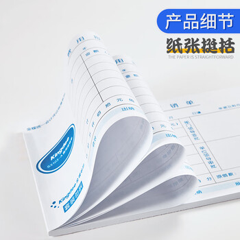 金蝶（kingdee）支出凭证单发票版通用财务手写单据240*140mm 10本/包SX103-Z