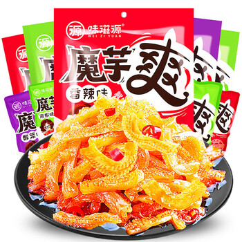 优选味滋源魔芋爽120g袋辣条辣味零食魔芋素毛肚零食小吃休闲食品香辣