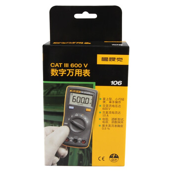 福禄克（FLUKE）106数字万用表 掌上型多用表 自动量程 仪器仪表