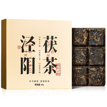 茯砖茶手筑茯砖400g/pcs *2 Dark Tea Brick Fu Tea China Tea