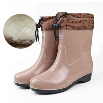 回力雨鞋女时尚款外穿防滑套鞋短筒水鞋厨房洗车防水胶鞋成人雨靴523