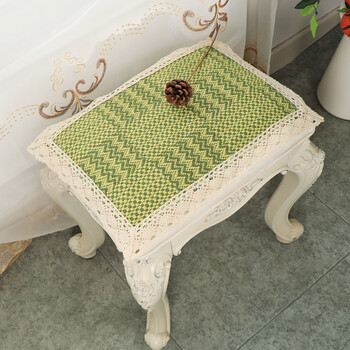 美妠斯编织坐垫屁垫椅子垫四季通用屁股垫子实木餐桌凳垫长方形简约