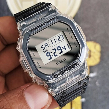 casio卡西欧冰韧透明冰川ga400sk1a41a9防水运动大表盘手表dw5600sk1a