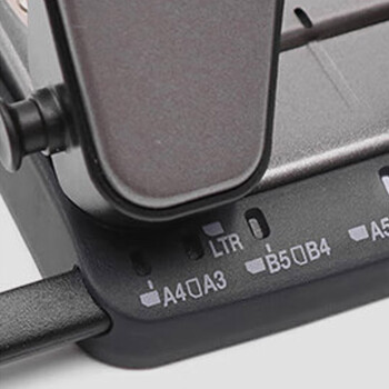 MAX美克司（MAX）多功能两孔打孔器 省力办公文件档案圆孔打孔机12张/60g）DP-15T 粉红色