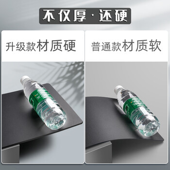 金值 5个/A4文件夹板黑色 加厚塑料硬板夹纸板写字板垫板 学生文具竖式资料试卷本夹子 会议书写记录办公用品