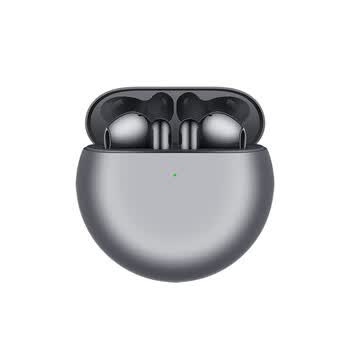 华为（HUAWEI）FreeBuds 4E  真无线蓝牙耳机 舒适半入耳 主动降噪 高解析音质 游戏运动音乐耳机 冰霜银