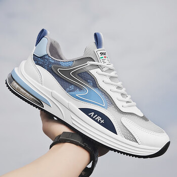 索冈誉网面鞋男新款潮流百搭男鞋网红时尚潮鞋低帮运动户外休闲鞋阿甘