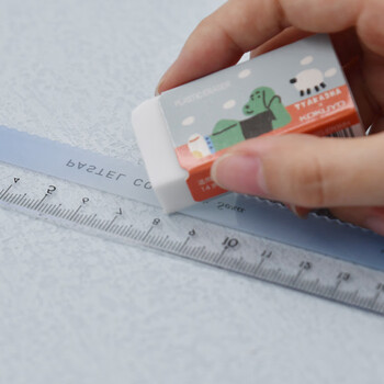 国誉(KOKUYO)15CM波浪直尺学生办公高考用透明刻度尺子 亚克力尺 星海绿粉 WSG-CLV15GP