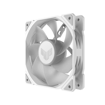 华硕TUF GAMING TR120 雷光 白色机箱反叶风扇 ARGB风扇/PWM温控调速/双层LED阵列/28mm厚扇