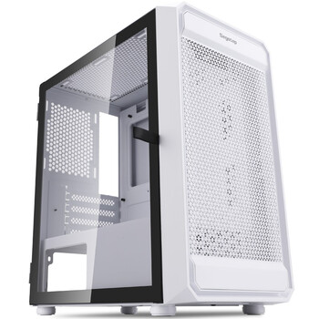 鑫谷（segotep）小艺术家桌面电脑机箱 白色（240水冷位/钢化玻璃侧板/M-ATX主板位/台式电脑主机箱）