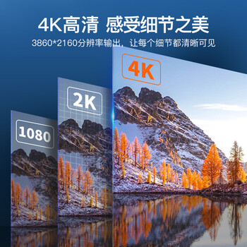 秋叶原（CHOSEAL） 光纤HDMI线2.0版 4K60Hz发烧级高清线3D视频线 电脑连接电视投影仪工程装修连接线 40米 QS8511