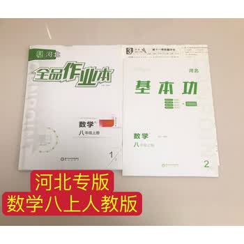 2023秋全品作业本数学8八年级上册rj人教版河北专版