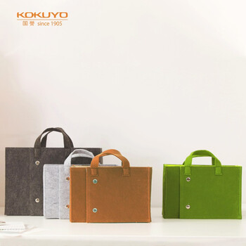 国誉(KOKUYO)学生办公文具收纳包墙墙包便携可折叠款棕灰中号WSG-BGM01S 国誉(KOKUYO)学生办公文具收纳包墙墙包便携可折叠款棕灰中号WSG-BGM01S