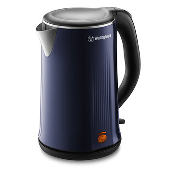 西屋（西屋）电热水壶 不锈钢内胆 1.8L 烧水壶 双层防烫 家用 深蓝色 WEK-C83  
